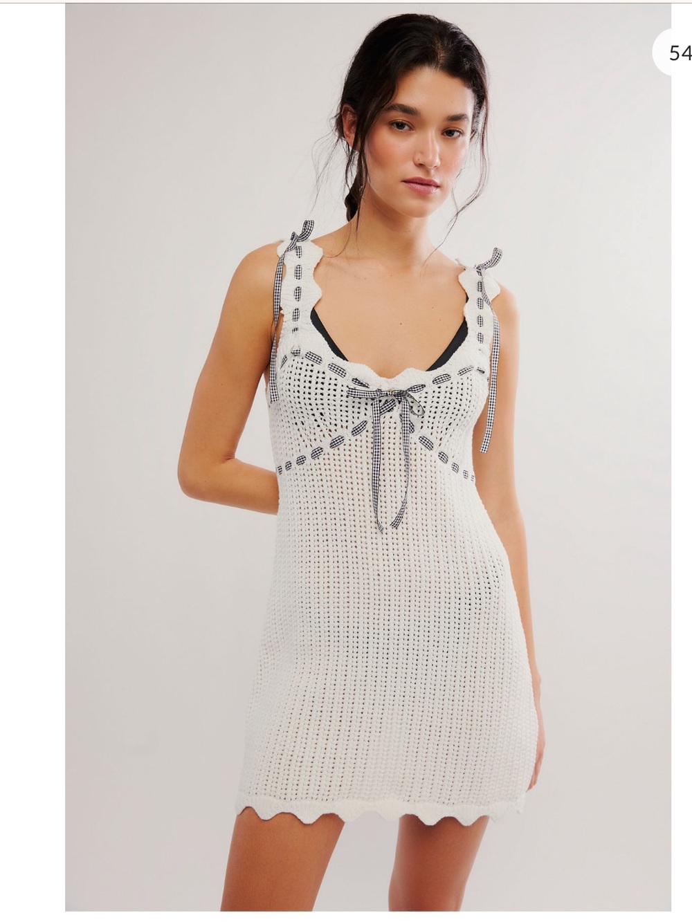 For love and lemons becka crochet dress 🖤🤍